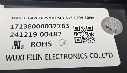 OEM Replacement for Midea Washer Control 17138000037783