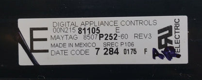 Genuine OEM Replacement for Whirlpool Range Control 8507P252-60 ⭐     ⭐
