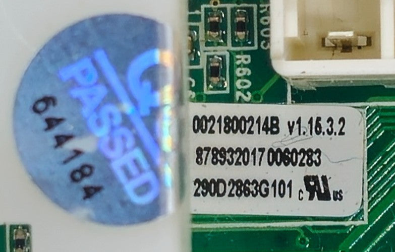 OEM Replacement for GE Washer Control Board 290D2863G101