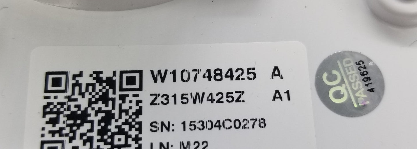 OEM Replacement for Maytag Washer Control Panel W10748425