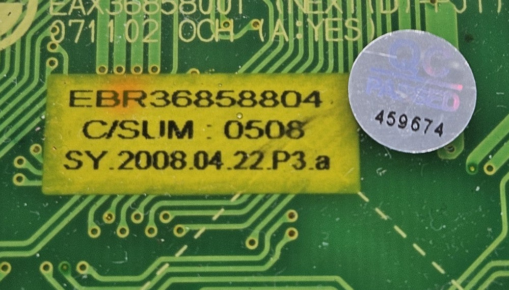 OEM Replacement for LG Dryer Control EBR39326001  EBR36858804