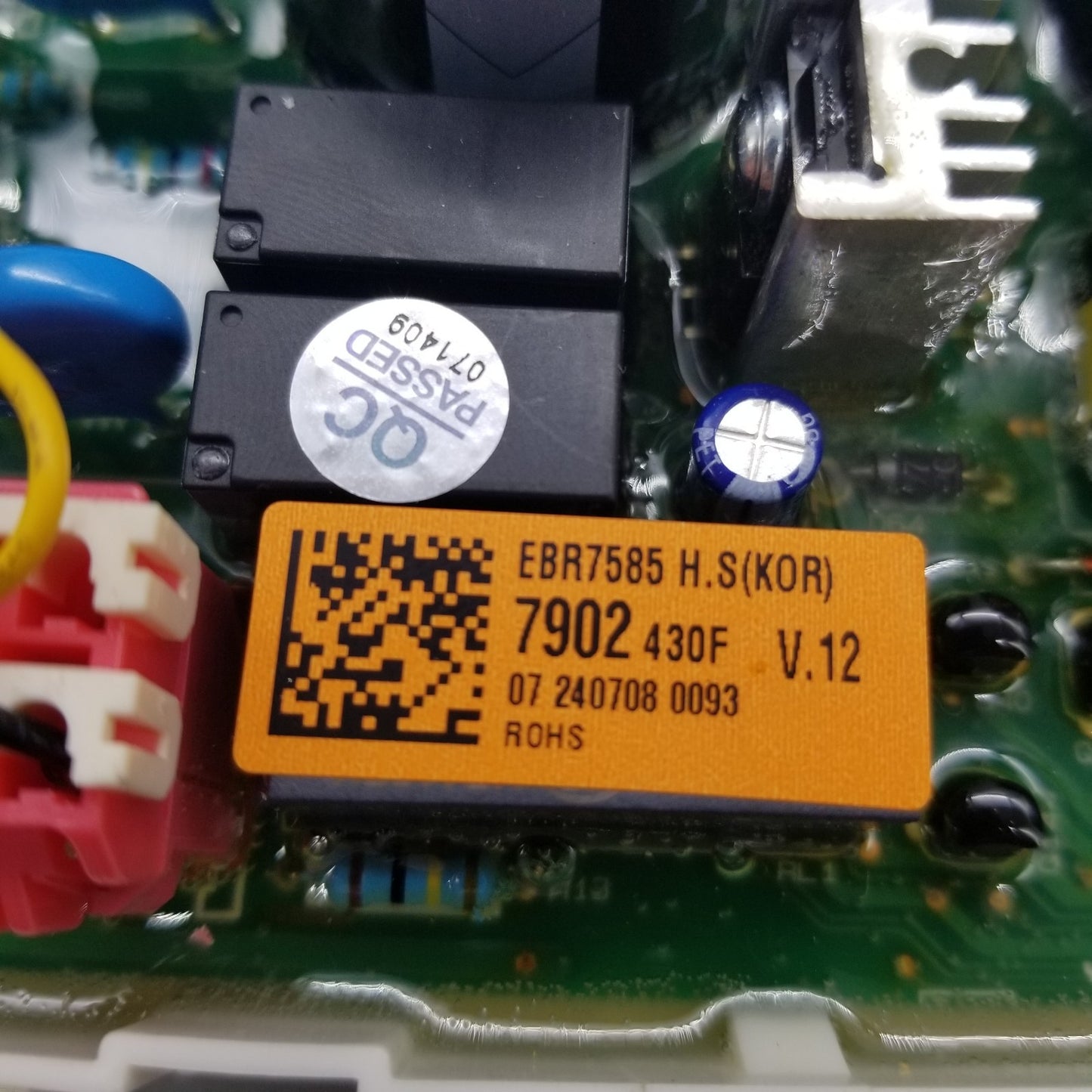OEM Replacement for LG Washer Control Board EBR75857902 EBR76262201 1-Yr