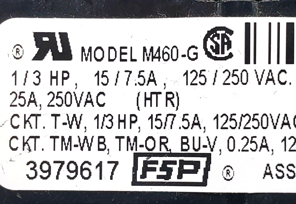 OEM Replacement for Whirlpool Dryer Timer 3979617 8299782
