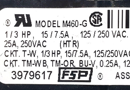OEM Replacement for Whirlpool Dryer Timer 3979617 8299782