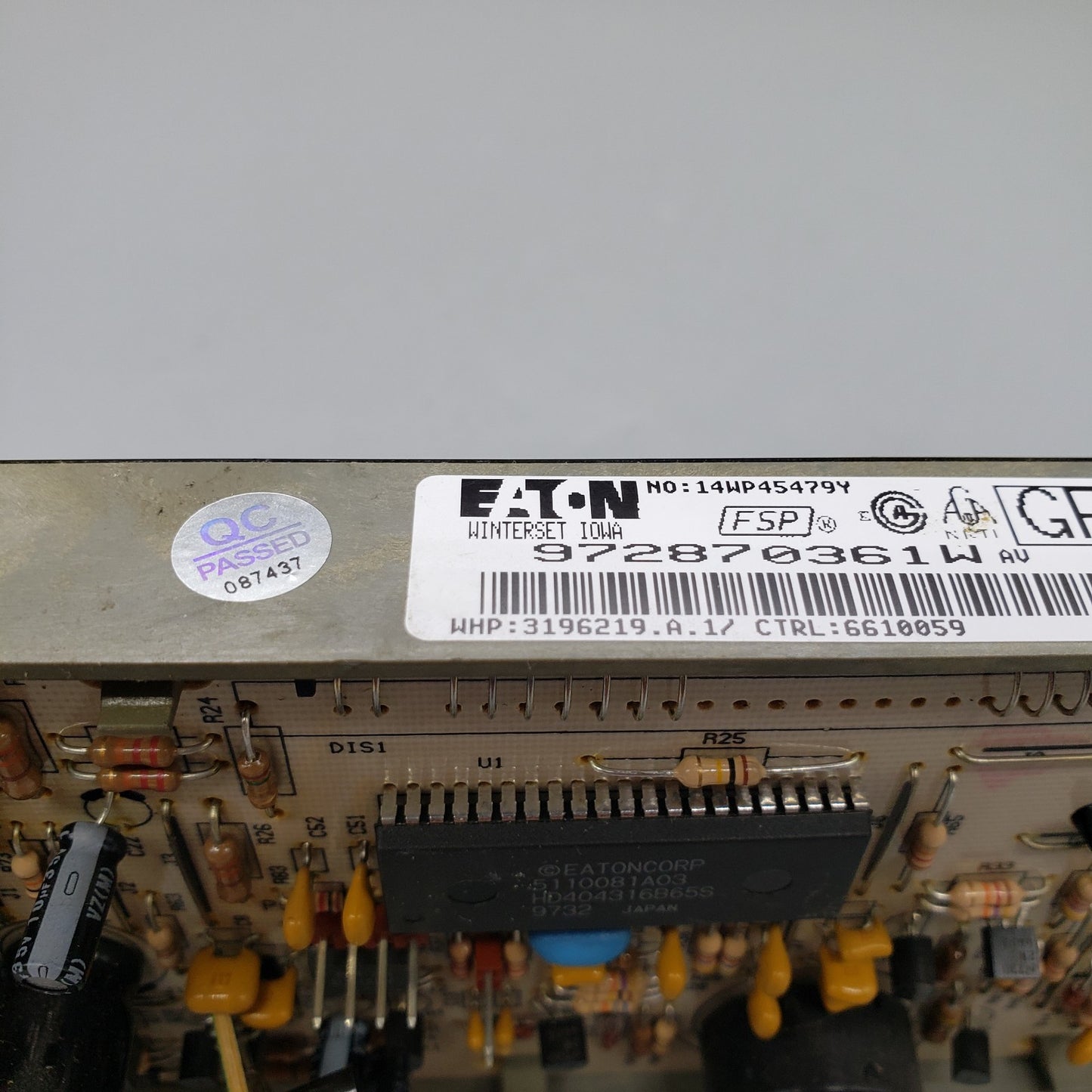 OEM Replacement for Whirlpool Range Control Board 3196219 1 Year