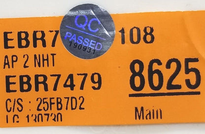 OEM Replacement for LG Washer Control Board EBR74798625
