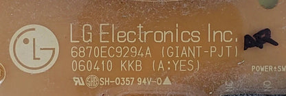 OEM Replacement for LG Dryer Control Board 6871EL2003A