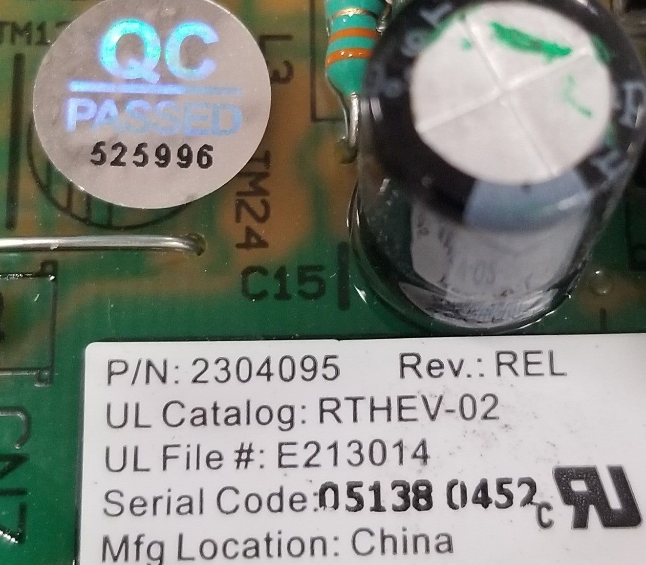 OEM Replacement for Whirlpool Fridge Control 2304095