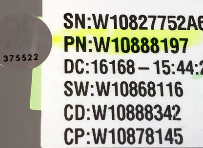 OEM Replacement for Whirlpool Washer Control W10888197