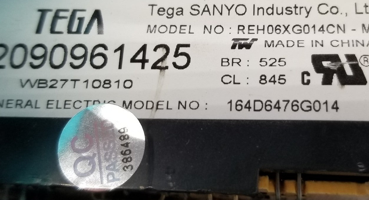 OEM Replacement for GE Oven Control Board 164D6476G014