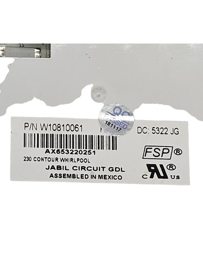 OEM Replacement for Whirlpool Fridge Control W10810061