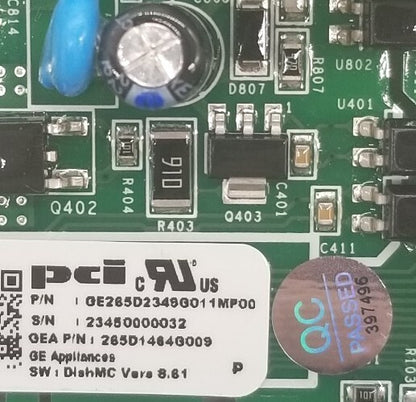 OEM Replacement for GE Dishwasher Control 265D1464G009   ~ ~