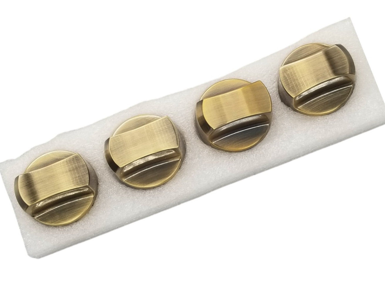 New OEM Forno Range Antique Brass Knob Set 30402500472  1-Yr