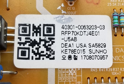 OEM DaeWoo Fridge Control 40301-0063203-03