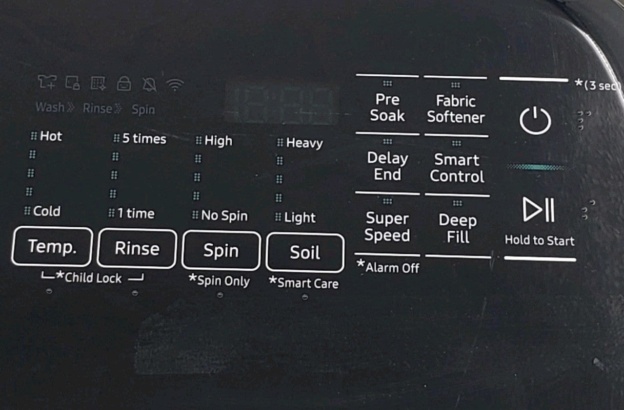 OEM Replacement for Samsung Washer Control Panel DC64-03827A