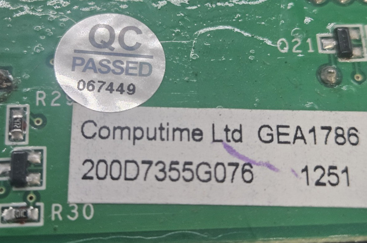 OEM Replacement for GE Fridge Control 200D7355G076
