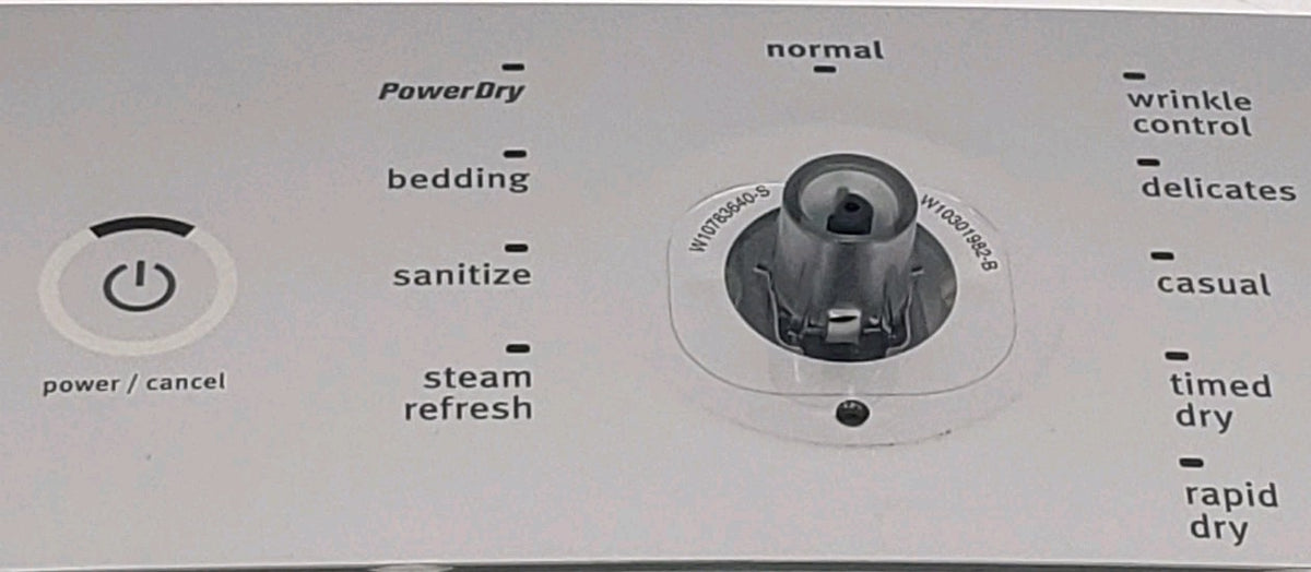 OEM Replacement for Maytag Dryer Control Panel W10825122    -
