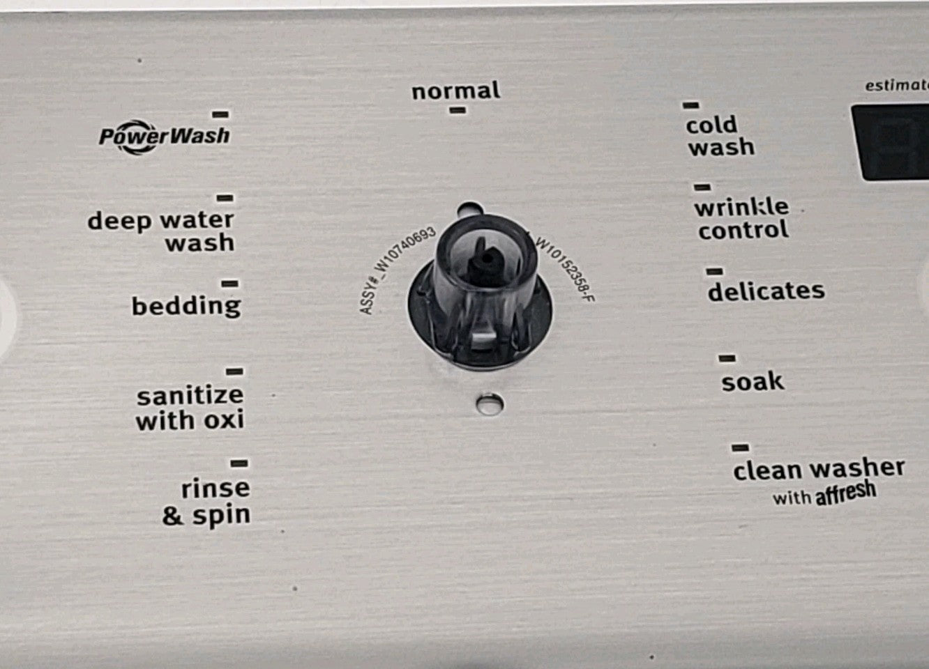 OEM Replacement for Whirlpool Washer Control Panel W11035070