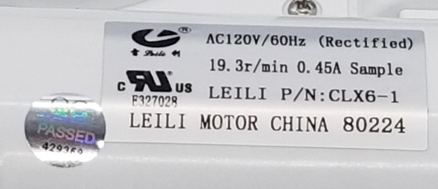 New OEM Replacement for Midea Refrigerator Ice Pushing Motor 17431000020123