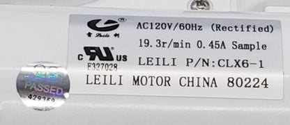 New OEM Replacement for Midea Refrigerator Ice Pushing Motor 17431000020123