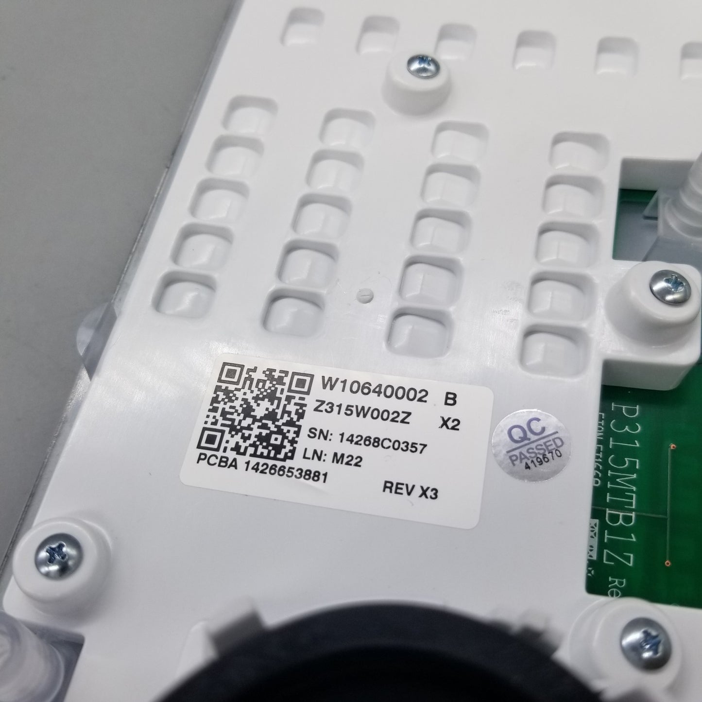 OEM Replacement for Maytag Washer Control Panel W10640002