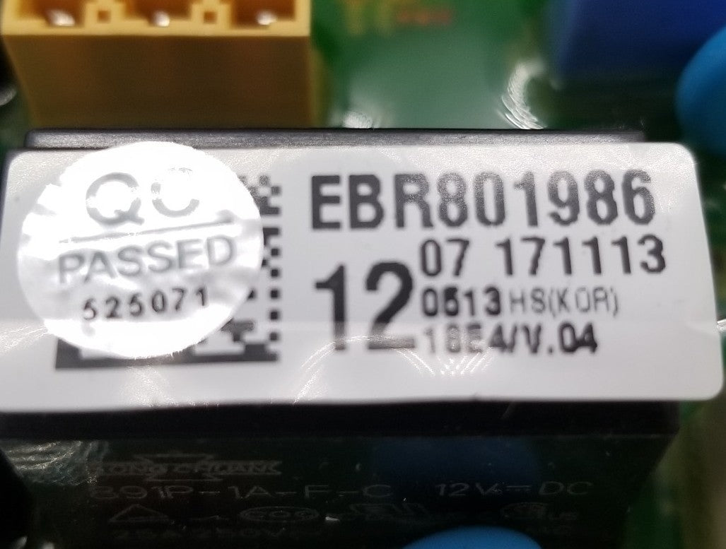 OEM Replacement for LG Dryer Control EBR80198612