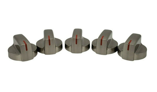 New OEM Replacement for Frigidaire Oven Stainless Knobs (set 5) A067501