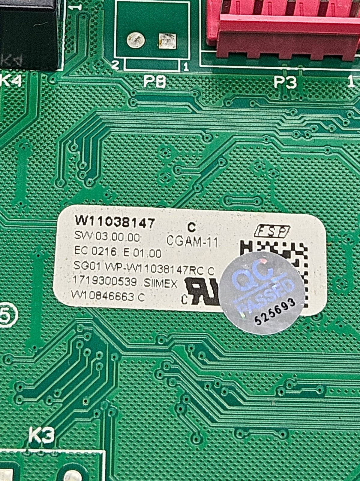 OEM Replacement for Whirlpool Range Control W11038147