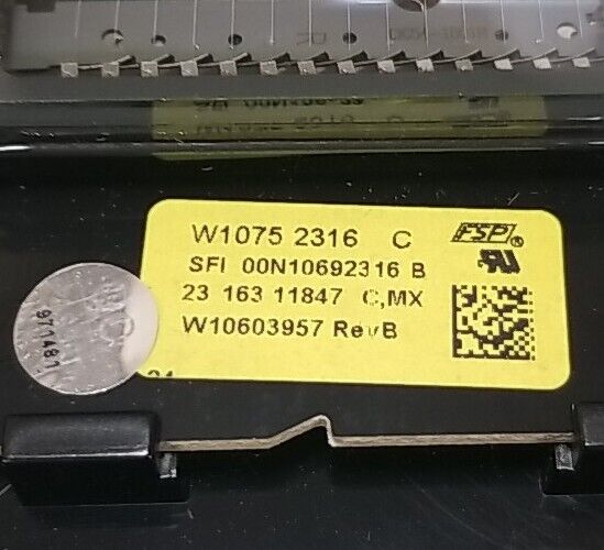 New OEM Replacement for Whirlpool Oven Display Board W10752316