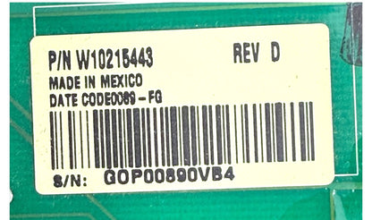 OEM Replacement for Whirlpool Washer Control W10215443