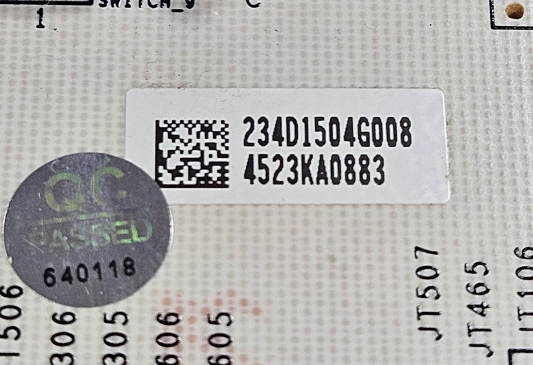 OEM Replacement for GE Dryer Control 234D1504G008