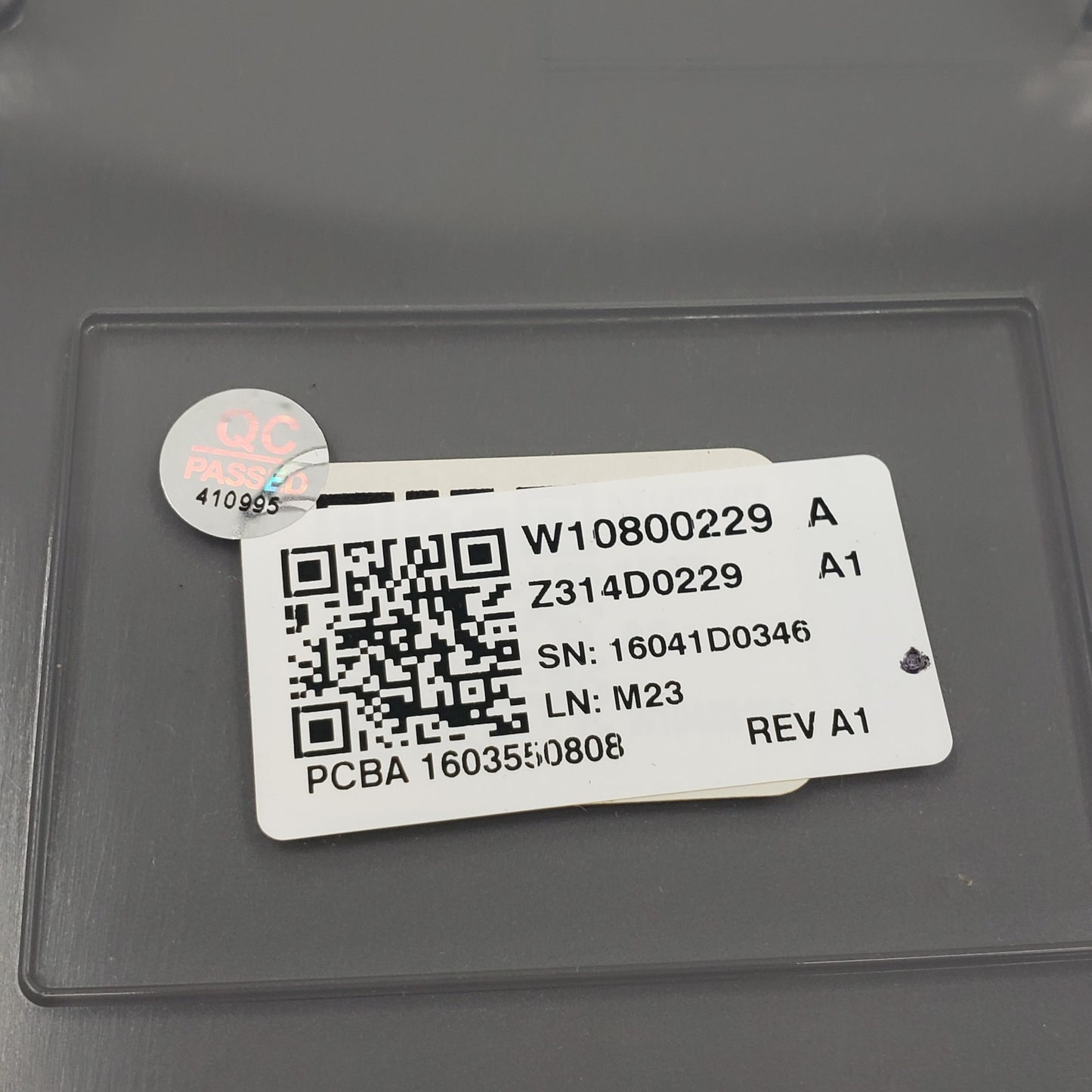 OEM Replacement for Whirlpool Dryer User Interface W10800229