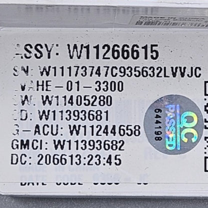 OEM Replacement for Whirlpool Washer Control Board W11266615