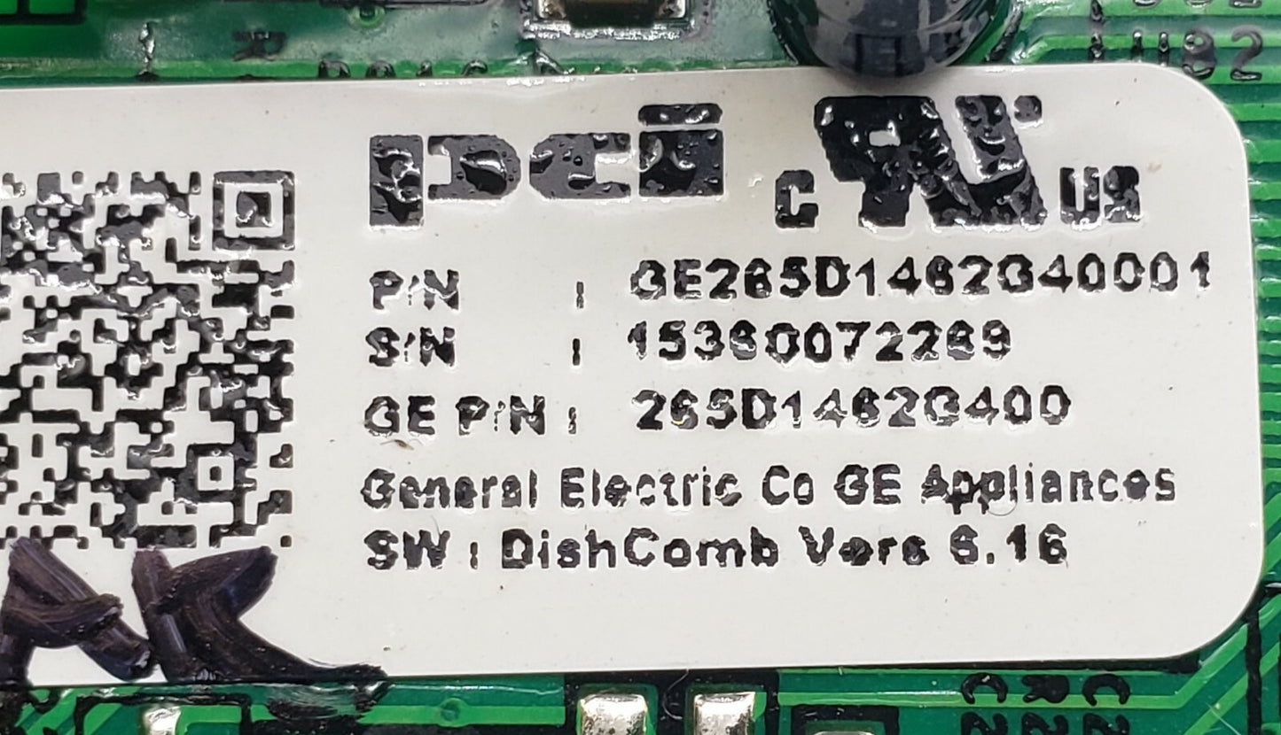 Genuine OEM Replacement for GE Dishwasher Control 265D1462G400