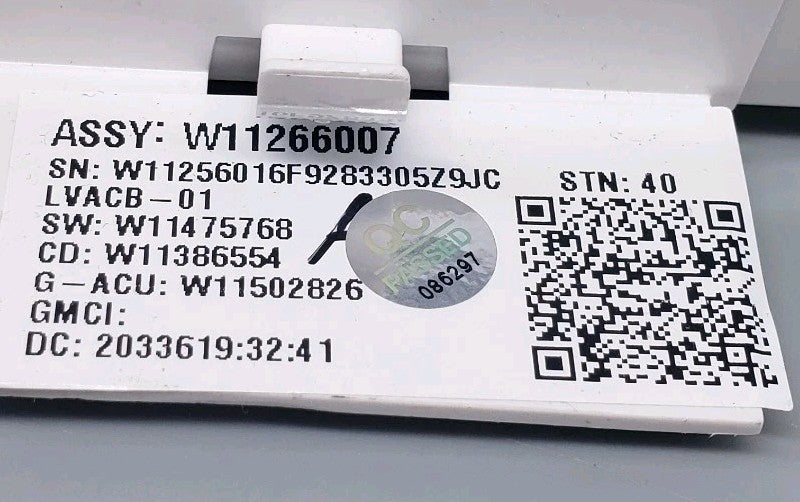 OEM Replacement for Maytag Washer Control Board W11266007