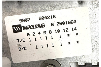 OEM Replacement for Maytag Washer Timer 6 2601860