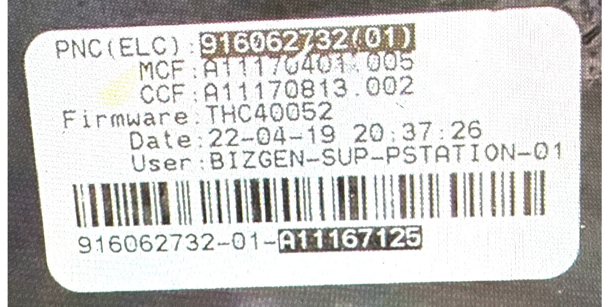 OEM Replacement for Electrolux Dryer Control 916062732
