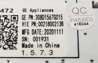 Genuine OEM Replacement for GE Washer Control Board 308D1567G015
