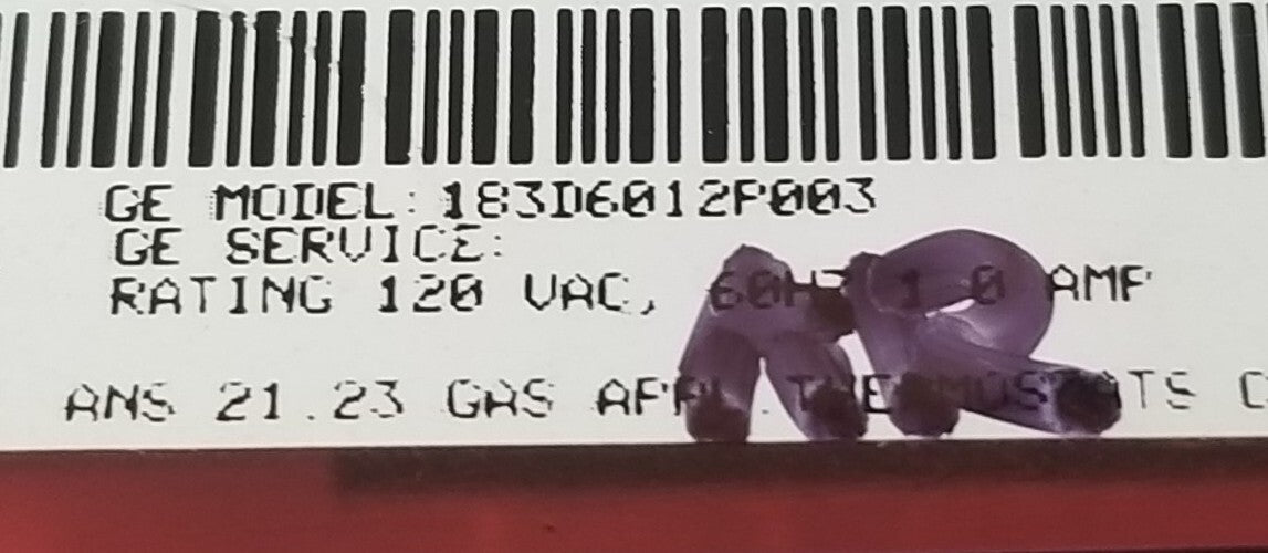 Genuine OEM Replacement for GE Range Control Board 183D6012P003