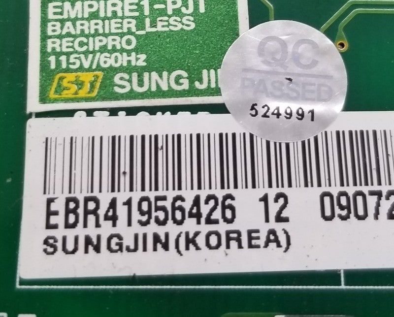 OEM Replacement for LG Refrigerator Control EBR41956426