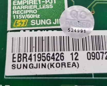 OEM Replacement for LG Refrigerator Control EBR41956426
