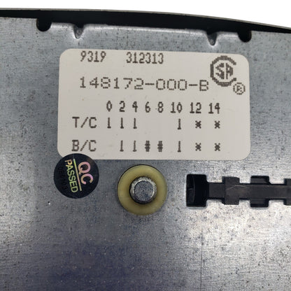 OEM  Replacement for Frigidaire Washer Timer 148172-000-B   s To