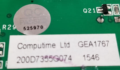 OEM Replacement for GE Refrigerator Control 200D7355G074