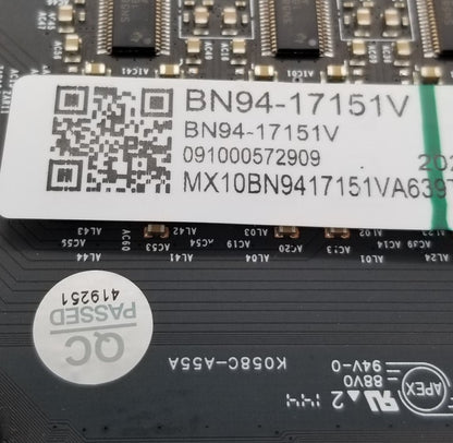 New OEM Replacement for Samsung Main Control Board BN94-17151V 1-Yr