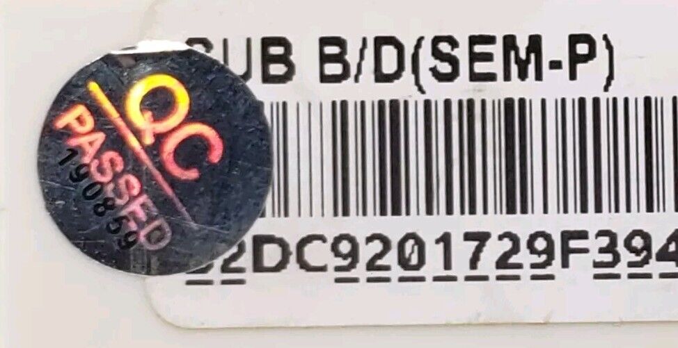 OEM Replacement for Samsung Dryer Control DC92-01729F    ~ ~