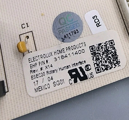 OEM Replacement for Frigidaire Range Surface Element Potentiometer and Display Board 318411402