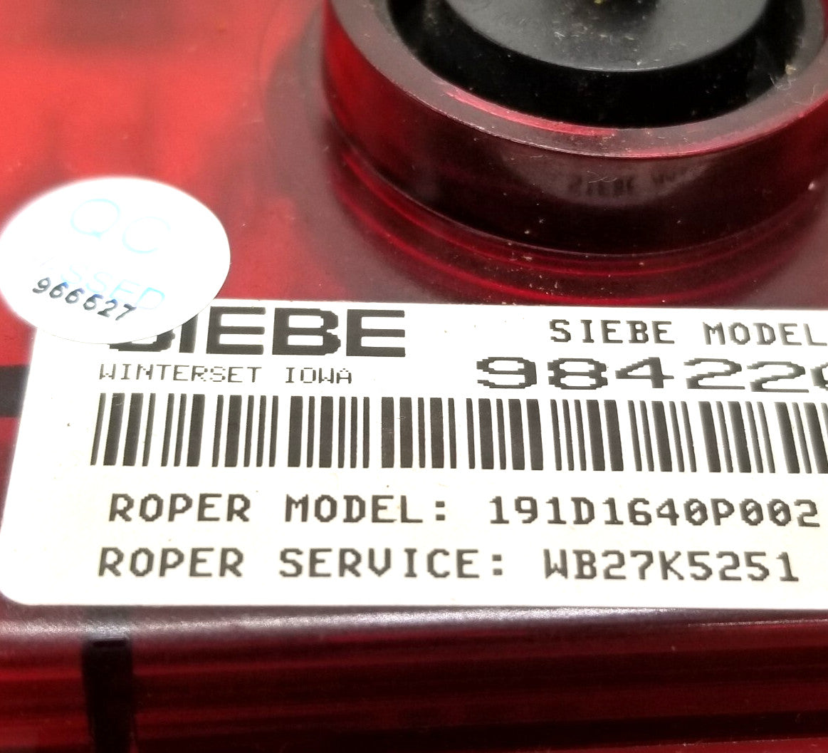 OEM Replacement for GE Oven Control  WB27K5251  191D1640P002