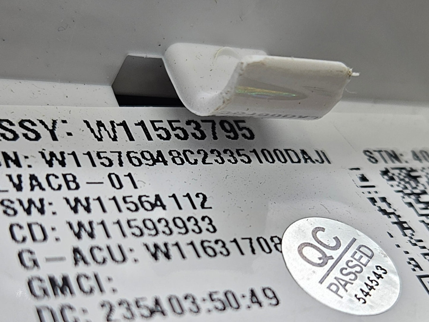 OEM Replacement for Whirlpool Washer Control W11553795