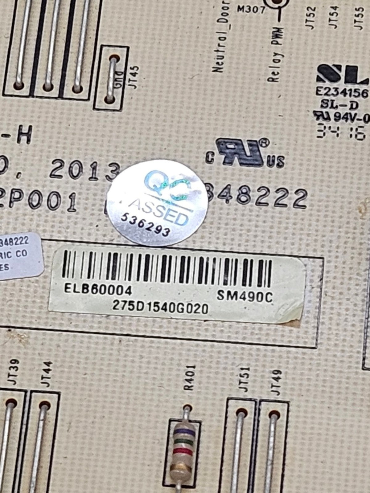 OEM Replacement for GE Washer Control 275D1540G020