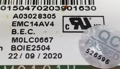 OEM Replacement for Electrolux Washer Control A03028305